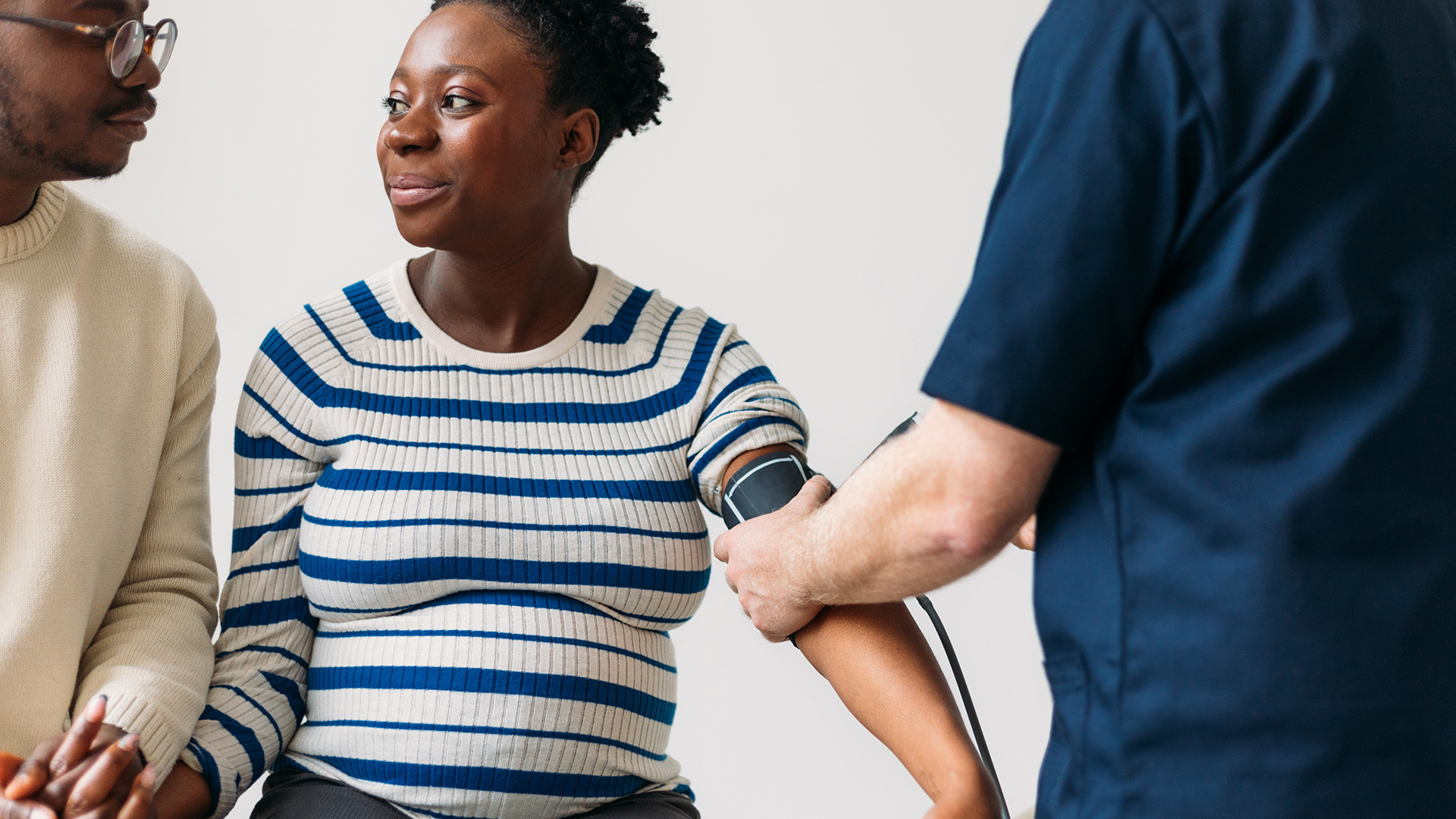pregnant woman at appointment