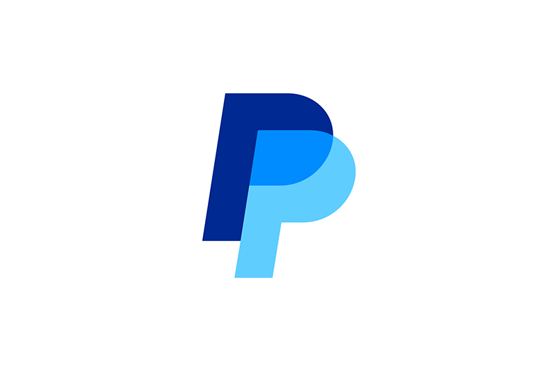 PayPal Logo - All major credit cards accepted & most debit